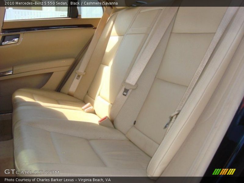 Black / Cashmere/Savanna 2010 Mercedes-Benz S 550 Sedan