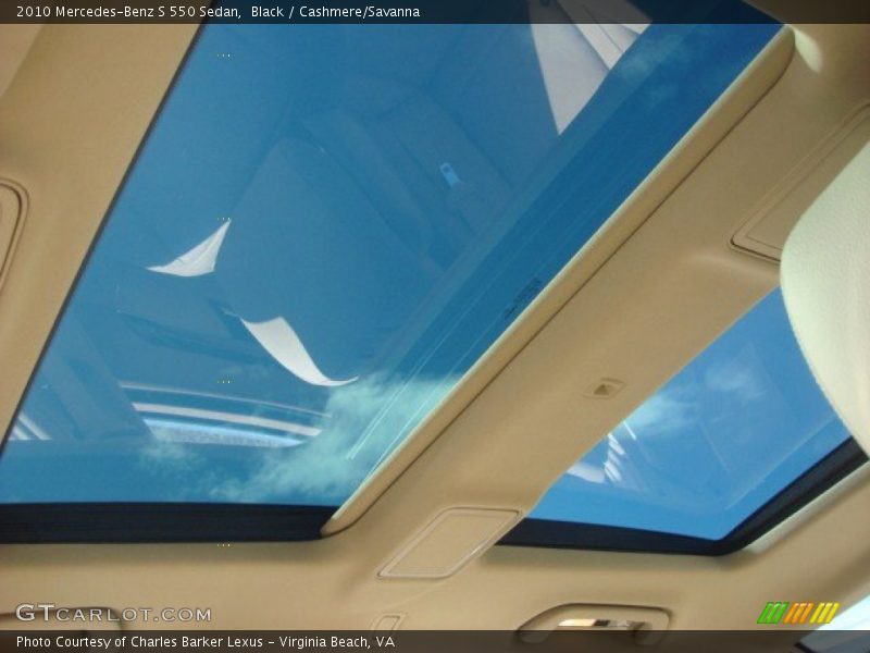 Black / Cashmere/Savanna 2010 Mercedes-Benz S 550 Sedan