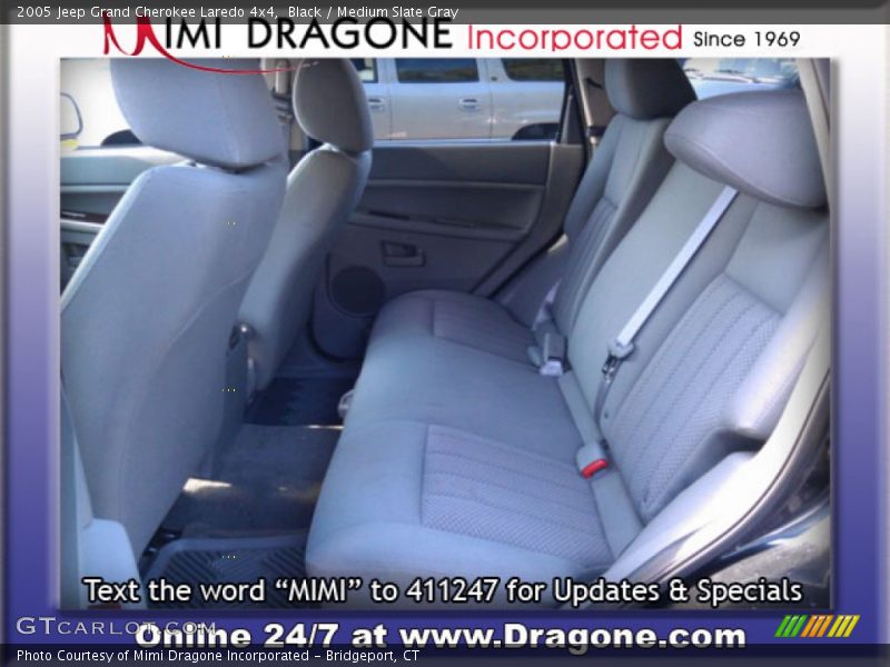 Black / Medium Slate Gray 2005 Jeep Grand Cherokee Laredo 4x4