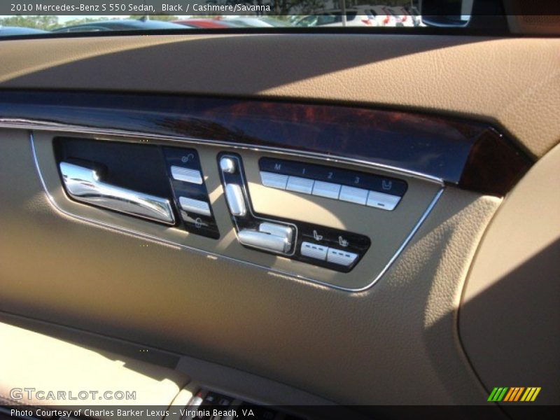 Black / Cashmere/Savanna 2010 Mercedes-Benz S 550 Sedan