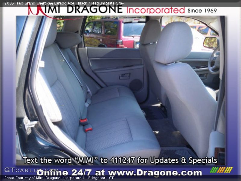 Black / Medium Slate Gray 2005 Jeep Grand Cherokee Laredo 4x4
