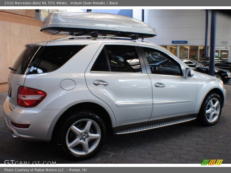 Iridium Silver Metallic / Black 2010 Mercedes-Benz ML 550 4Matic