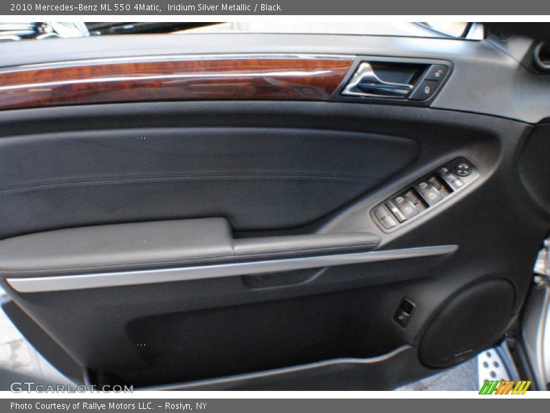 Iridium Silver Metallic / Black 2010 Mercedes-Benz ML 550 4Matic