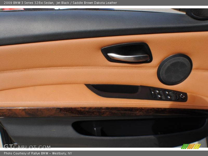 Jet Black / Saddle Brown Dakota Leather 2009 BMW 3 Series 328xi Sedan