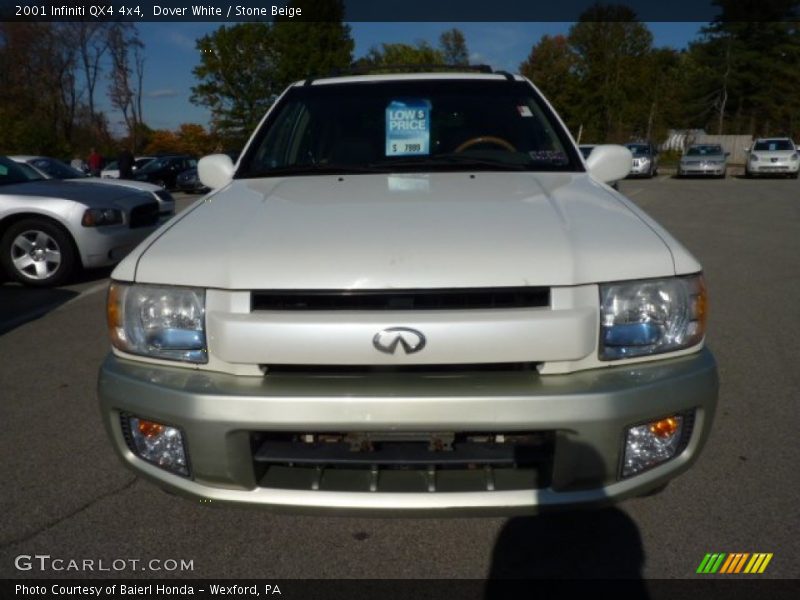 Dover White / Stone Beige 2001 Infiniti QX4 4x4
