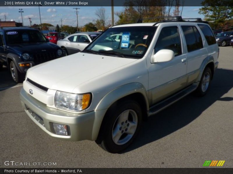 Dover White / Stone Beige 2001 Infiniti QX4 4x4