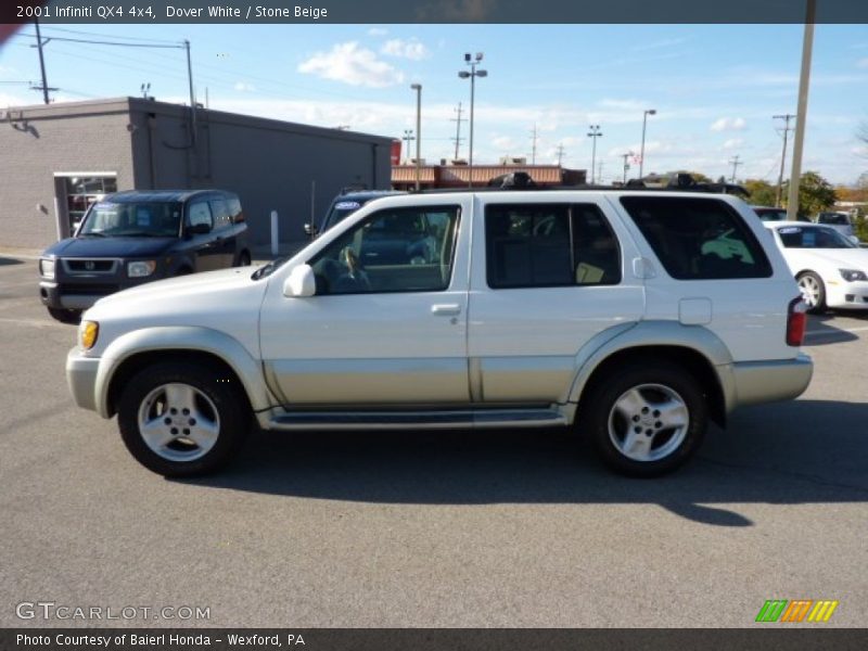 Dover White / Stone Beige 2001 Infiniti QX4 4x4