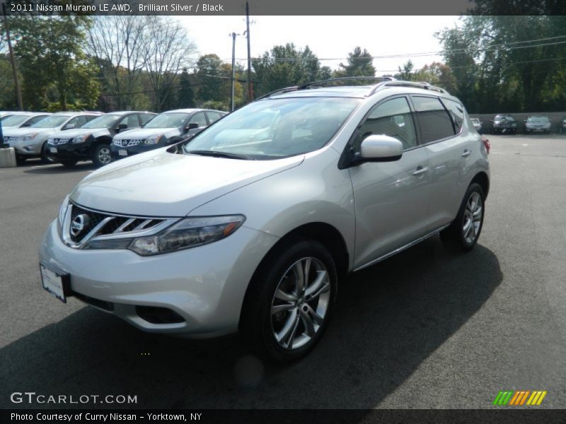 Brilliant Silver / Black 2011 Nissan Murano LE AWD