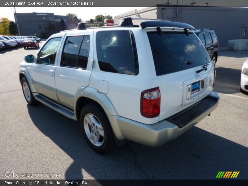 Dover White / Stone Beige 2001 Infiniti QX4 4x4