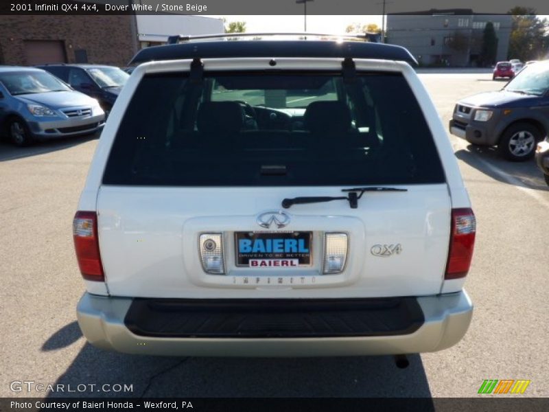 Dover White / Stone Beige 2001 Infiniti QX4 4x4