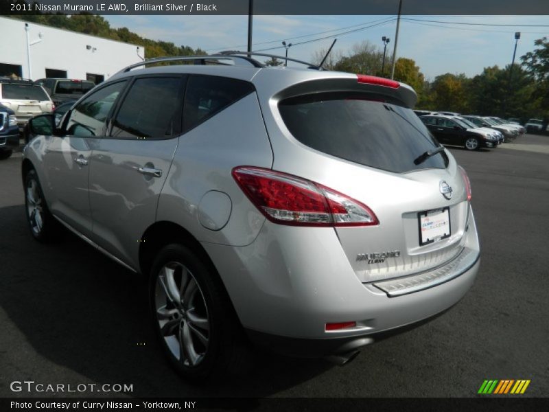 Brilliant Silver / Black 2011 Nissan Murano LE AWD