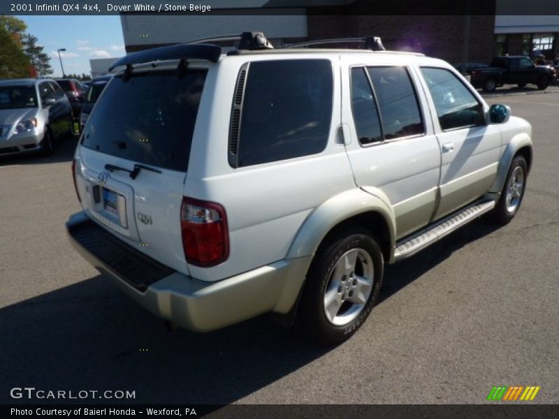 Dover White / Stone Beige 2001 Infiniti QX4 4x4
