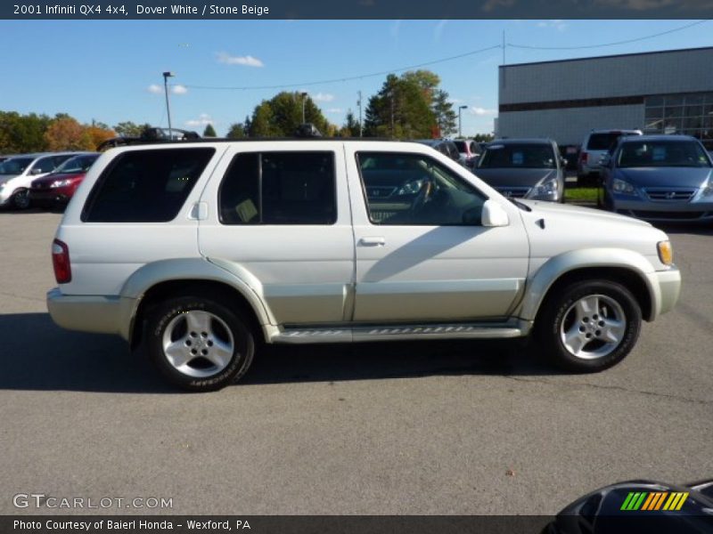 Dover White / Stone Beige 2001 Infiniti QX4 4x4