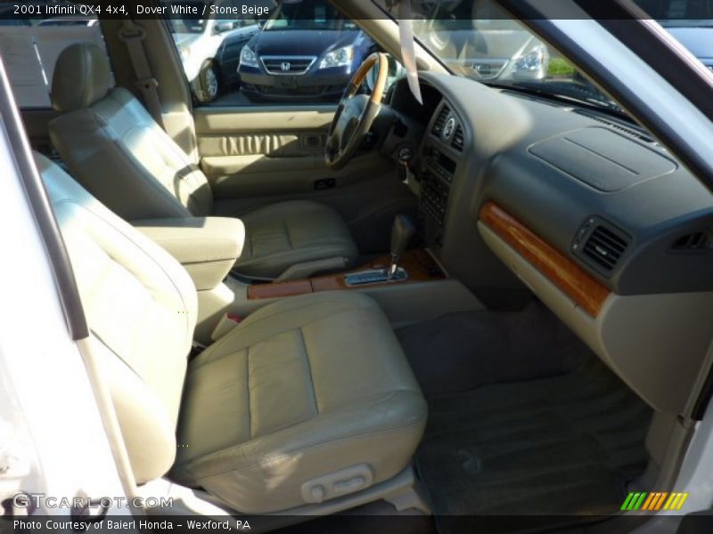 Dover White / Stone Beige 2001 Infiniti QX4 4x4