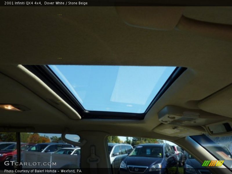 Dover White / Stone Beige 2001 Infiniti QX4 4x4