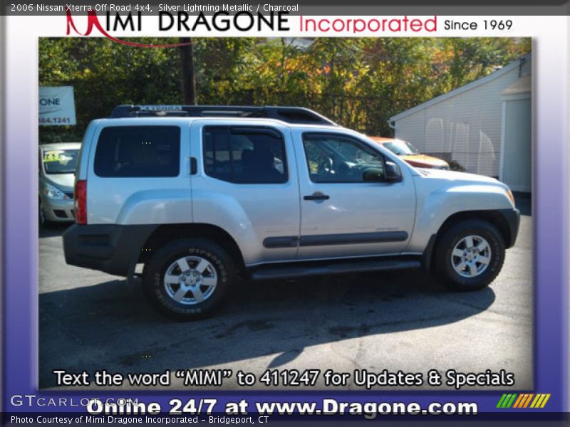 Silver Lightning Metallic / Charcoal 2006 Nissan Xterra Off Road 4x4