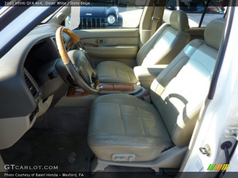 Dover White / Stone Beige 2001 Infiniti QX4 4x4