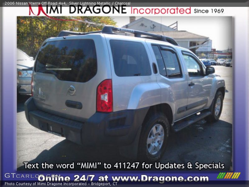 Silver Lightning Metallic / Charcoal 2006 Nissan Xterra Off Road 4x4