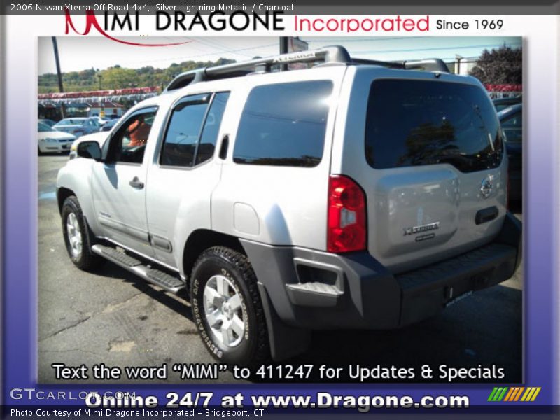 Silver Lightning Metallic / Charcoal 2006 Nissan Xterra Off Road 4x4