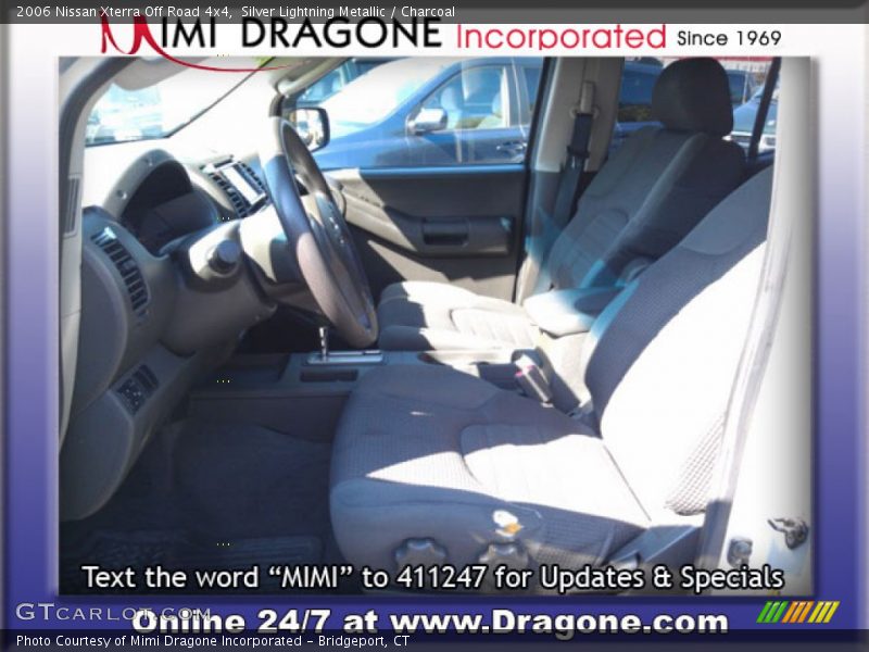 Silver Lightning Metallic / Charcoal 2006 Nissan Xterra Off Road 4x4