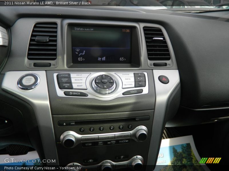 Brilliant Silver / Black 2011 Nissan Murano LE AWD