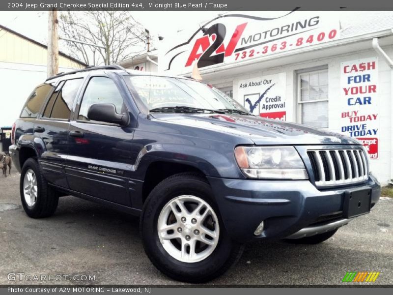 Midnight Blue Pearl / Taupe 2004 Jeep Grand Cherokee Special Edition 4x4