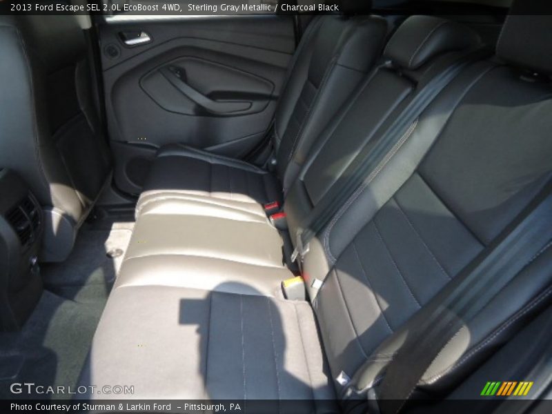 Sterling Gray Metallic / Charcoal Black 2013 Ford Escape SEL 2.0L EcoBoost 4WD