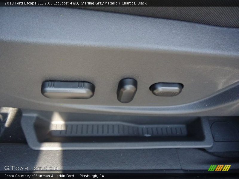 Sterling Gray Metallic / Charcoal Black 2013 Ford Escape SEL 2.0L EcoBoost 4WD