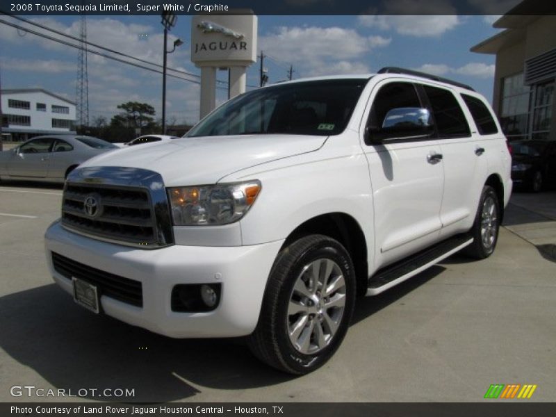 Super White / Graphite 2008 Toyota Sequoia Limited