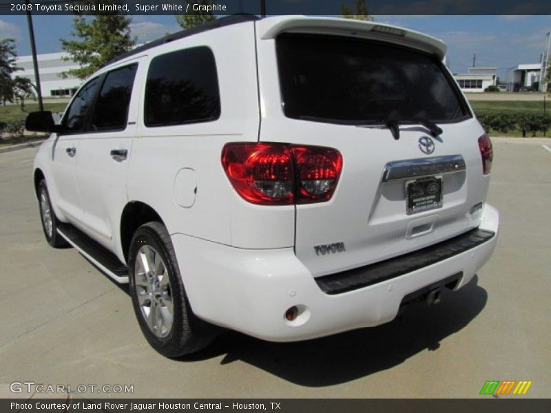 Super White / Graphite 2008 Toyota Sequoia Limited