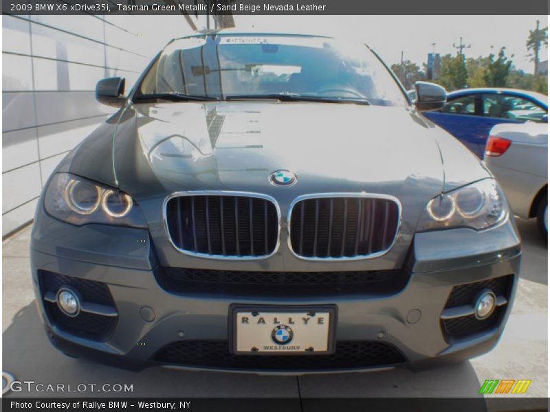 Tasman Green Metallic / Sand Beige Nevada Leather 2009 BMW X6 xDrive35i