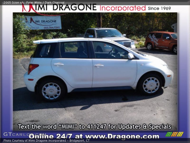 Polar White / Dark Charcoal 2005 Scion xA