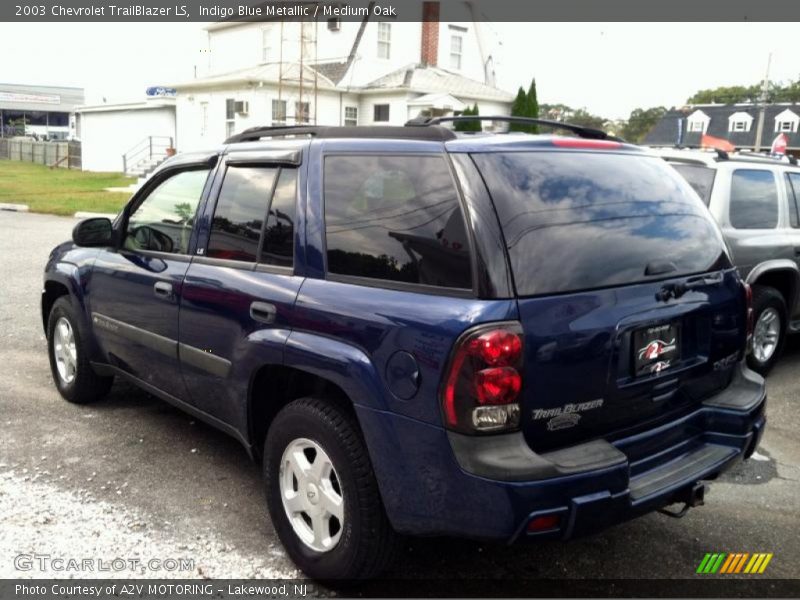 Indigo Blue Metallic / Medium Oak 2003 Chevrolet TrailBlazer LS