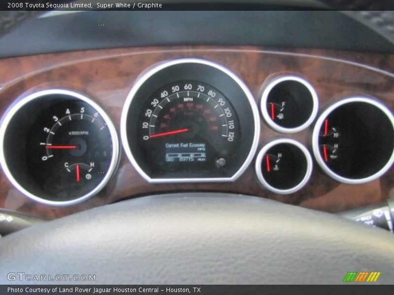Super White / Graphite 2008 Toyota Sequoia Limited