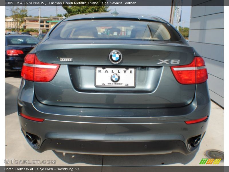 Tasman Green Metallic / Sand Beige Nevada Leather 2009 BMW X6 xDrive35i