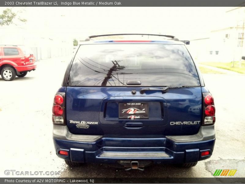 Indigo Blue Metallic / Medium Oak 2003 Chevrolet TrailBlazer LS