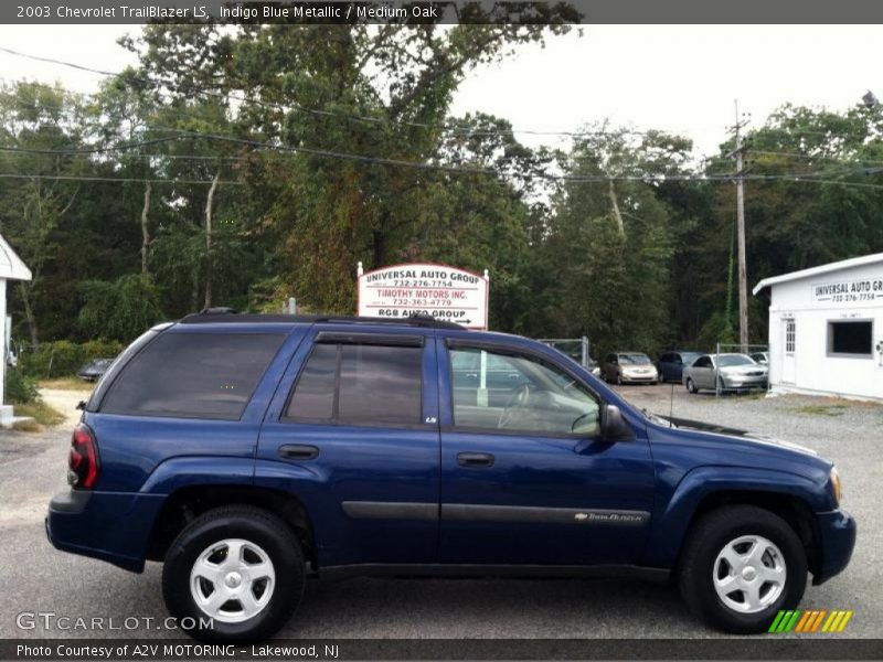 Indigo Blue Metallic / Medium Oak 2003 Chevrolet TrailBlazer LS