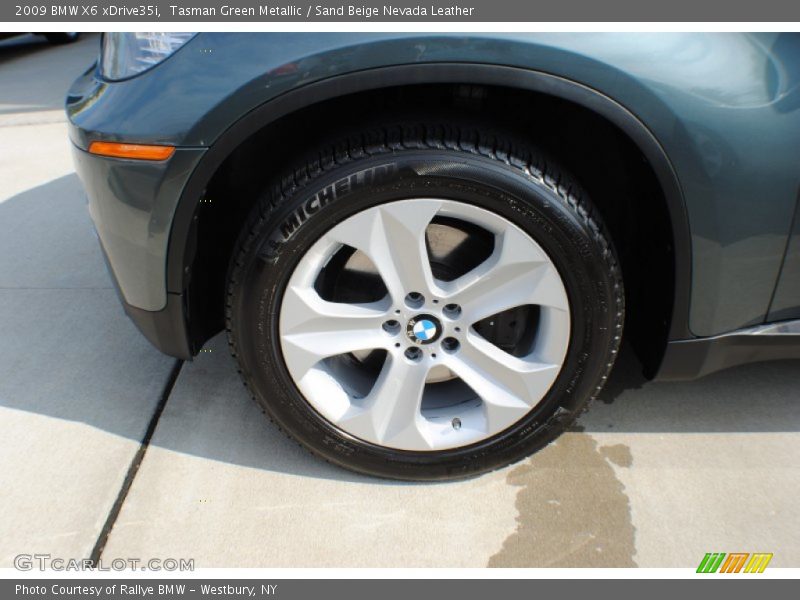 Tasman Green Metallic / Sand Beige Nevada Leather 2009 BMW X6 xDrive35i