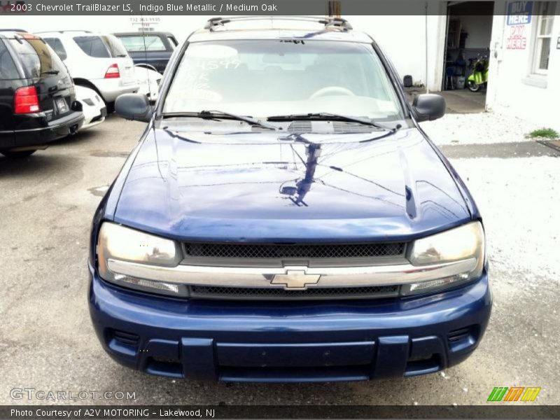 Indigo Blue Metallic / Medium Oak 2003 Chevrolet TrailBlazer LS