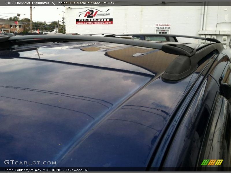 Indigo Blue Metallic / Medium Oak 2003 Chevrolet TrailBlazer LS