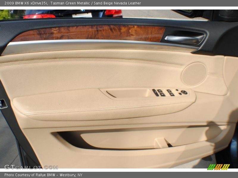 Tasman Green Metallic / Sand Beige Nevada Leather 2009 BMW X6 xDrive35i
