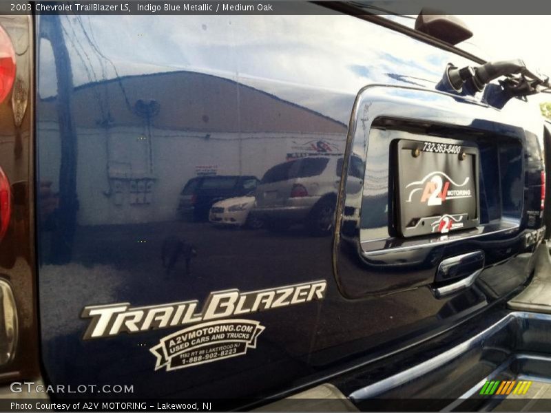 Indigo Blue Metallic / Medium Oak 2003 Chevrolet TrailBlazer LS