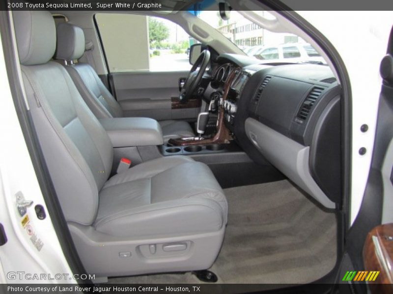 Super White / Graphite 2008 Toyota Sequoia Limited
