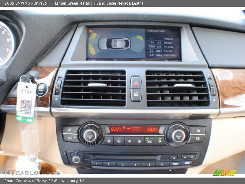 Tasman Green Metallic / Sand Beige Nevada Leather 2009 BMW X6 xDrive35i