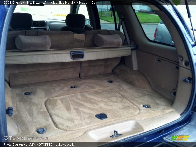 Indigo Blue Metallic / Medium Oak 2003 Chevrolet TrailBlazer LS