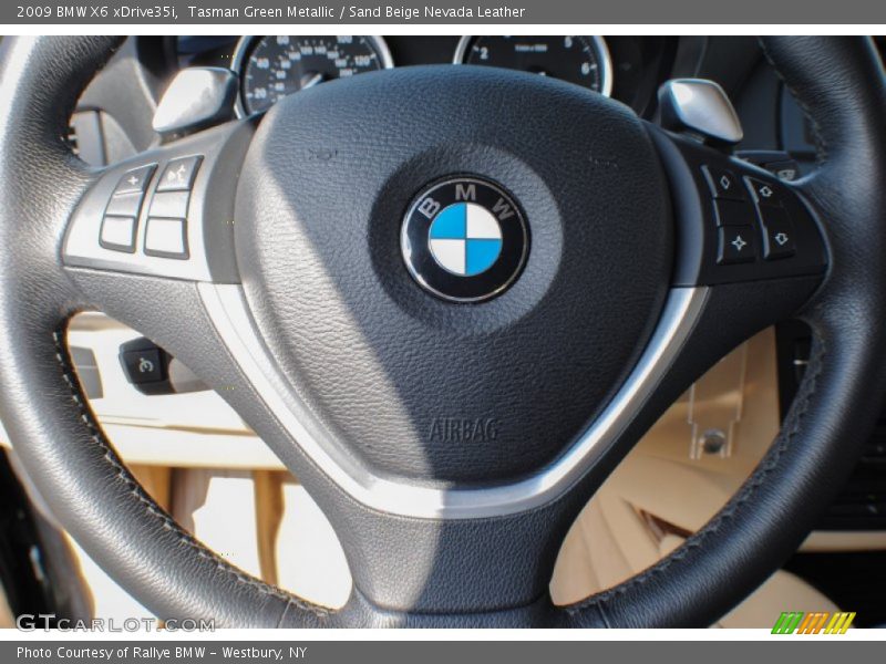 Tasman Green Metallic / Sand Beige Nevada Leather 2009 BMW X6 xDrive35i