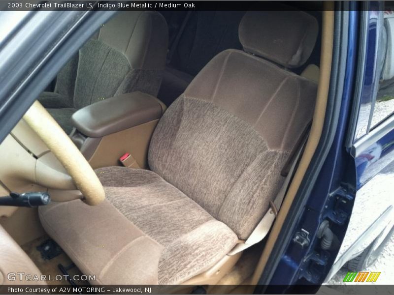 Indigo Blue Metallic / Medium Oak 2003 Chevrolet TrailBlazer LS