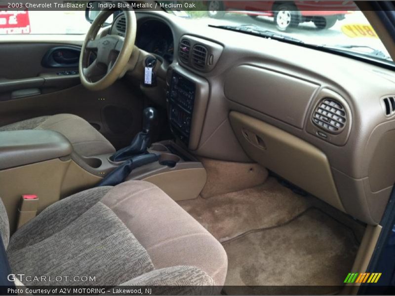 Indigo Blue Metallic / Medium Oak 2003 Chevrolet TrailBlazer LS