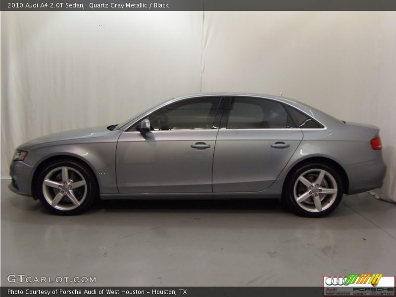 Quartz Gray Metallic / Black 2010 Audi A4 2.0T Sedan