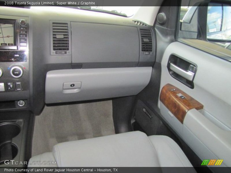 Super White / Graphite 2008 Toyota Sequoia Limited